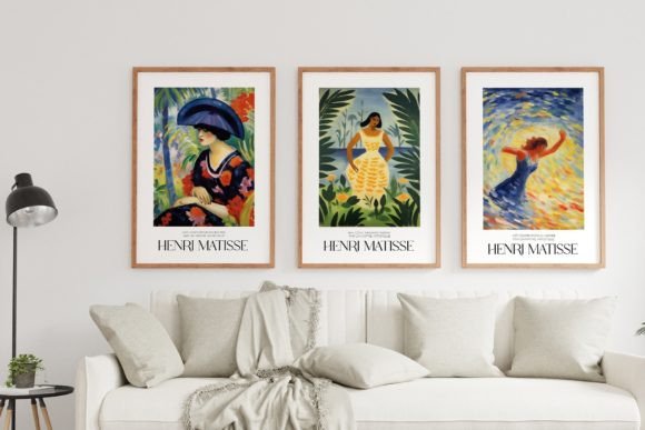 Download Matisse Style Inspired Modern Art Poster - Style Collection