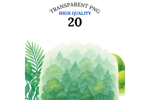Download Green Background Clipart Set - Clipart set Collection