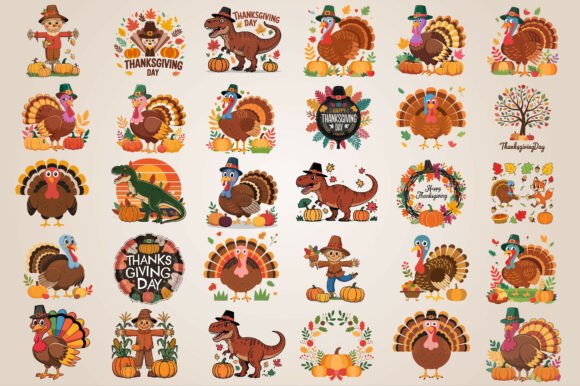 Download Thanksgiving Png Clipart Craft Vector - Premium Bundle