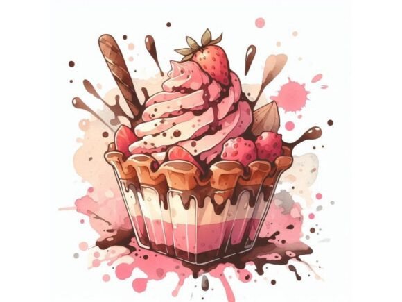Download Inkblot-style Dessert, Abstract Splashes - Style Collection