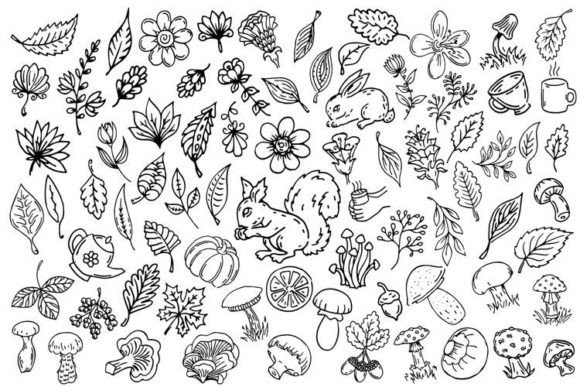 Download Outline Doodle Illustrations - Illustrations Collection