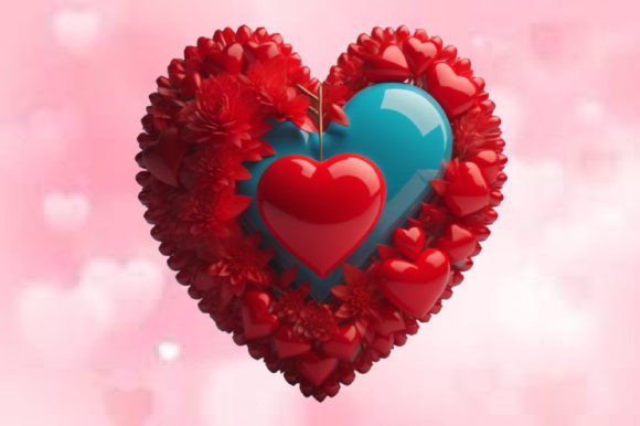 Download Valentine Heart Shape Illustrations - Illustrations Collection