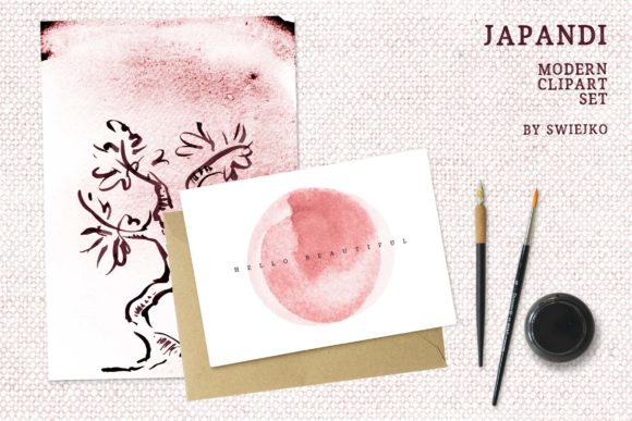 Download Japandi, Modern Clipart Set - Clipart set Collection