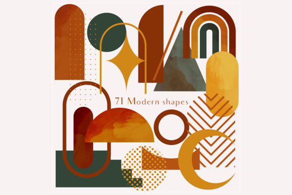 Download 71 Modern Shapes Clipart Illustrations - Illustrations Collection